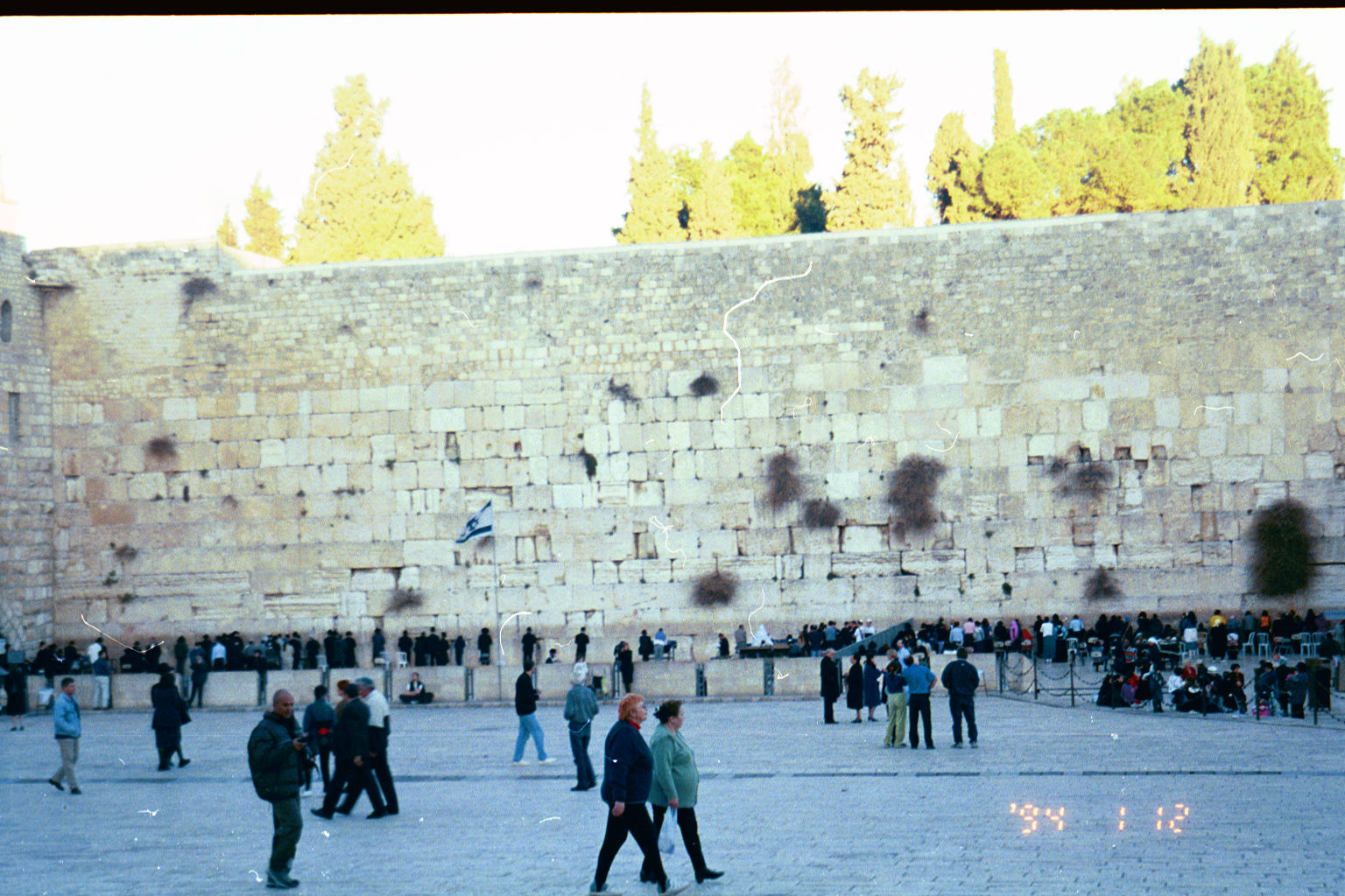 The Kotel, the holiest place in the world for Jews.